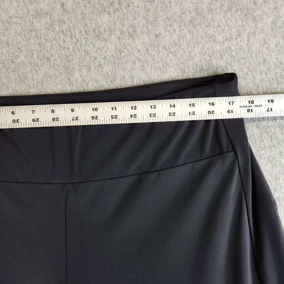 Athleta Pants Womens XL Black Meridian Wide Leg Luna Fabric Work Travel Commute - Picture 6 of 14
